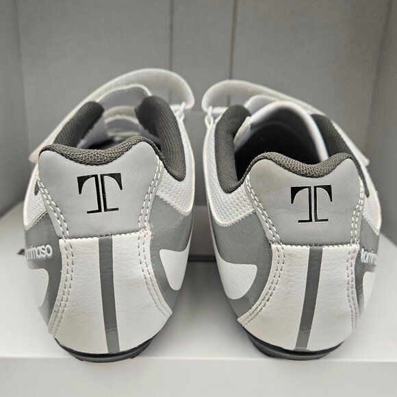 Tommaso Cycling Spin Shoes Women's White 10 Pista 100 + Delta Road Indoor - Picture 4 of 6